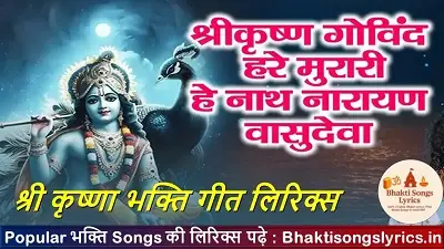 श्री कृष्ण गोविन्द हरे मुरारी, हे नाथ नारायण वासुदेवा लिरिक्स